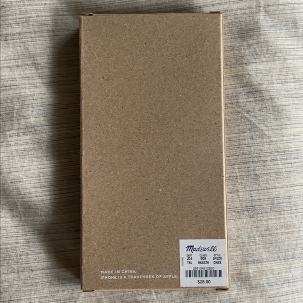 New Madewell Black Carryall Case iPhone 6, 7 & 8 - Picture 2 of 2